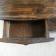Pair of bedside tables, mountain folk art, circa 1960