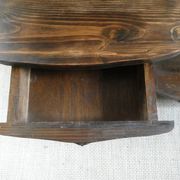 Pair of bedside tables, mountain folk art, circa 1960