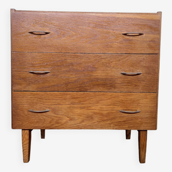 Vintage chest of drawers - light oak - color - retro - 1950/1960