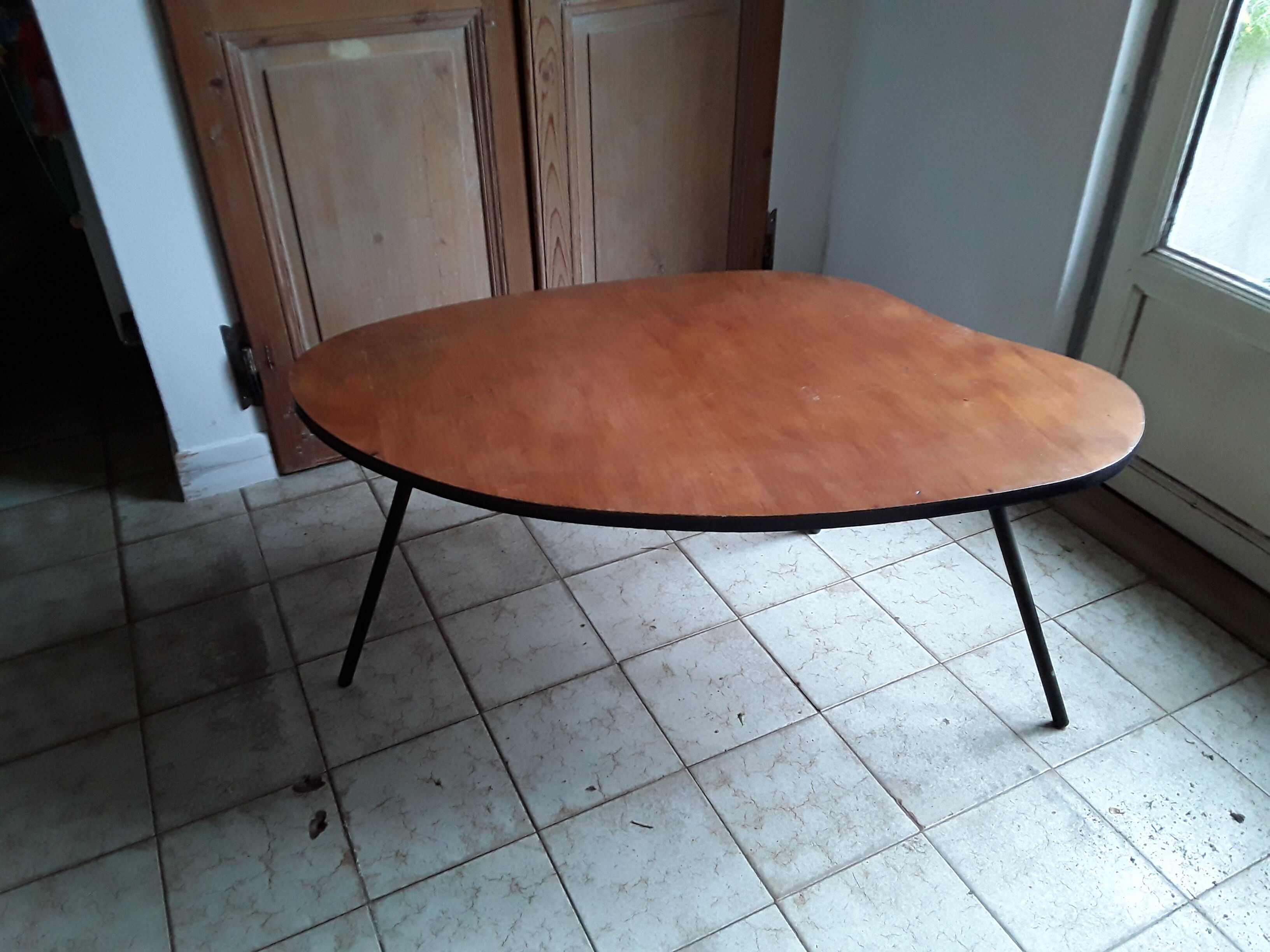 Coffee table of form bean of the 50 / 60