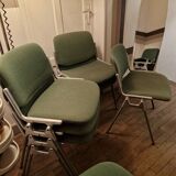 Suite of 6 DSC 106 chairs by Giancarlo Piretti for Castelli / Anonima.