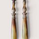 Silver-plated salad servers