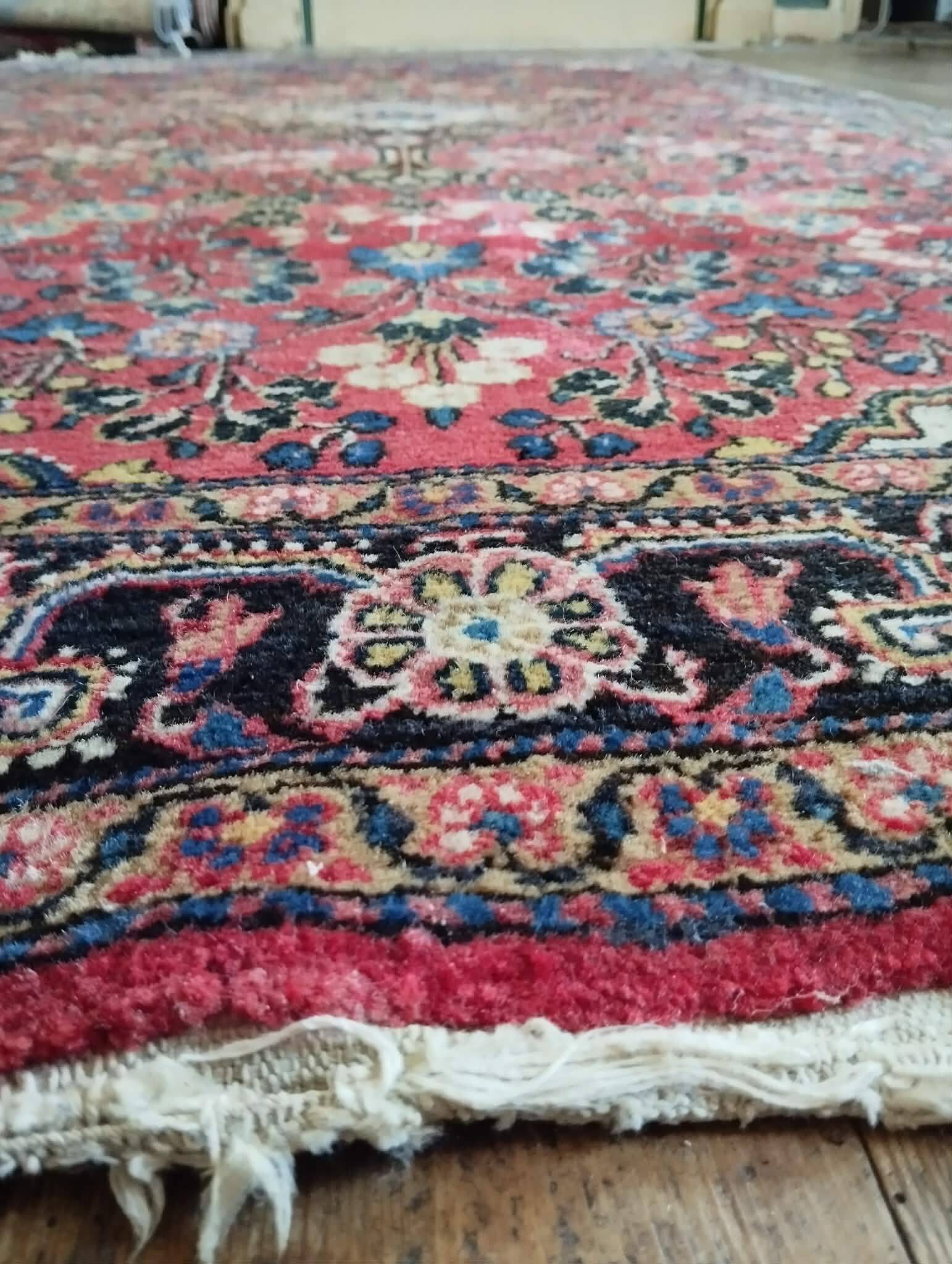 Handmade Tabriz Persian rug 222x123cm