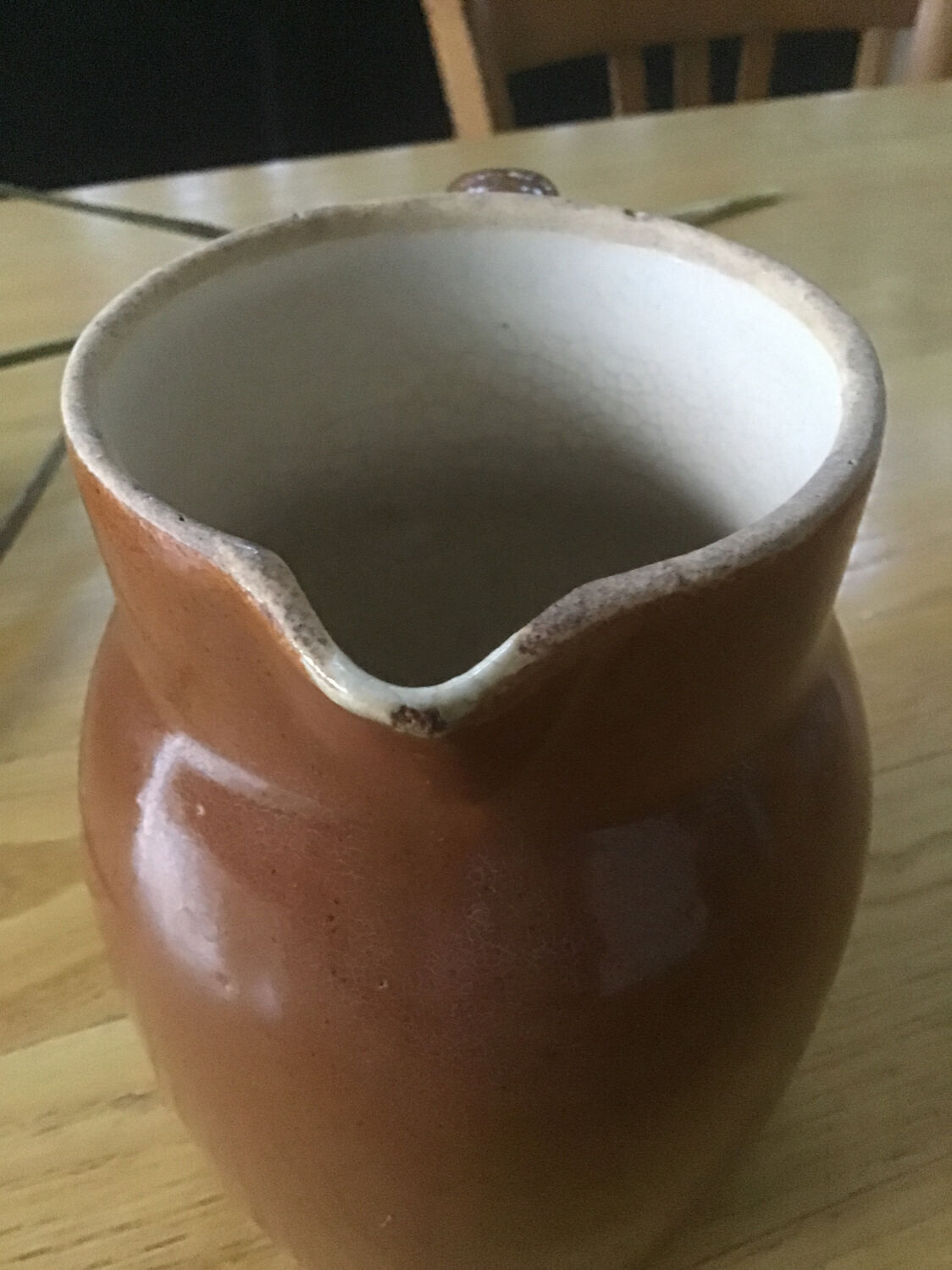 Pitcher water pot or stoneware milk