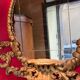 19th Century Florentine Eclectic Gilt Wood Mirror with Cinematic Provenance