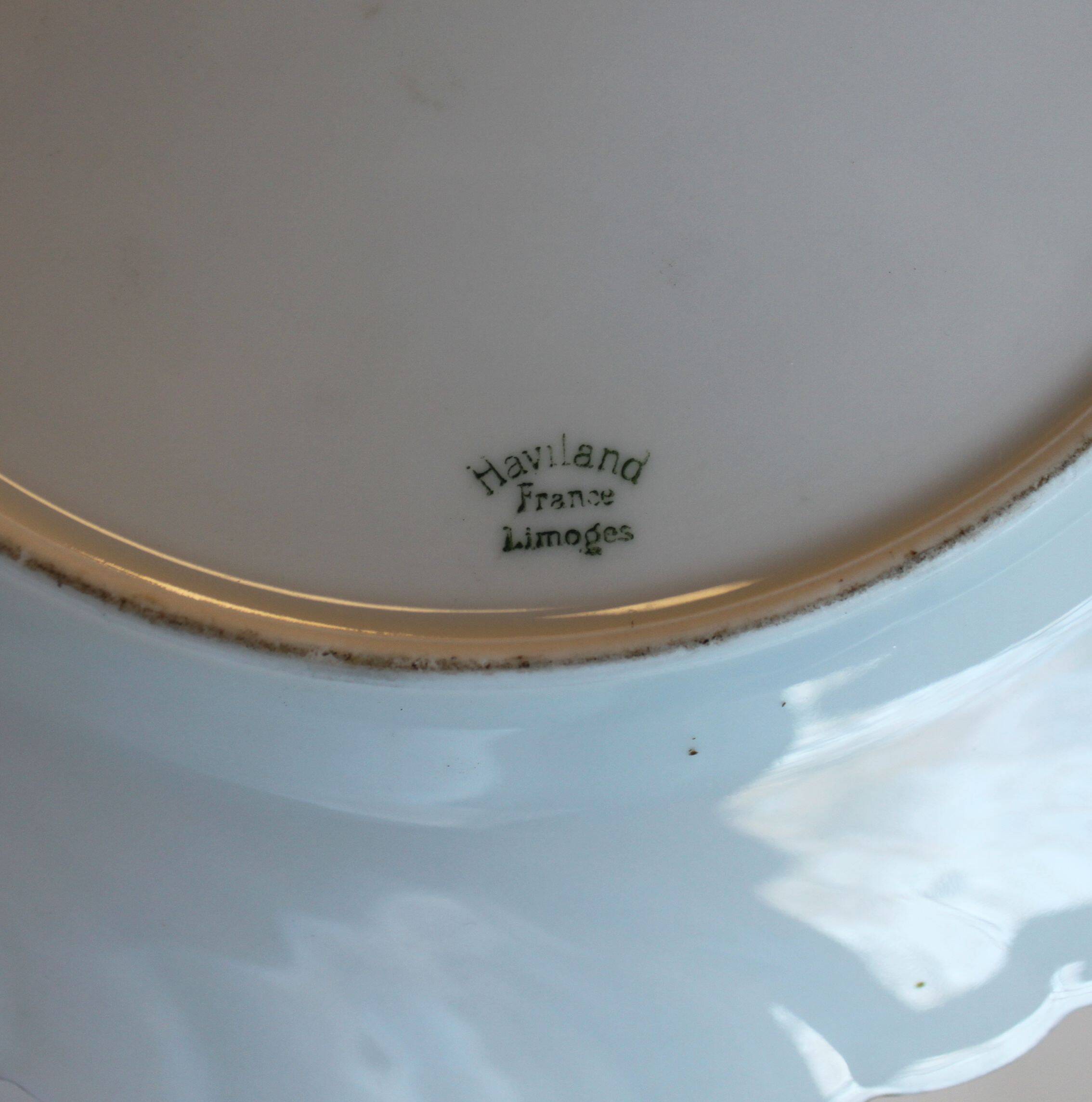 Maison Haviland 3-tier Limoges porcelain servant.