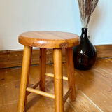 Vintage pine stool