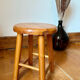 Vintage pine stool