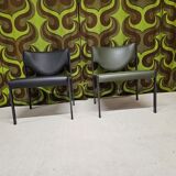 Pair of vintage Lübke 206 armchairs
