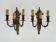 Magnificent Pair of Bronze Sconces with Louis XV Style Fire Pots. 1930s