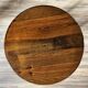 Wooden pedestal table