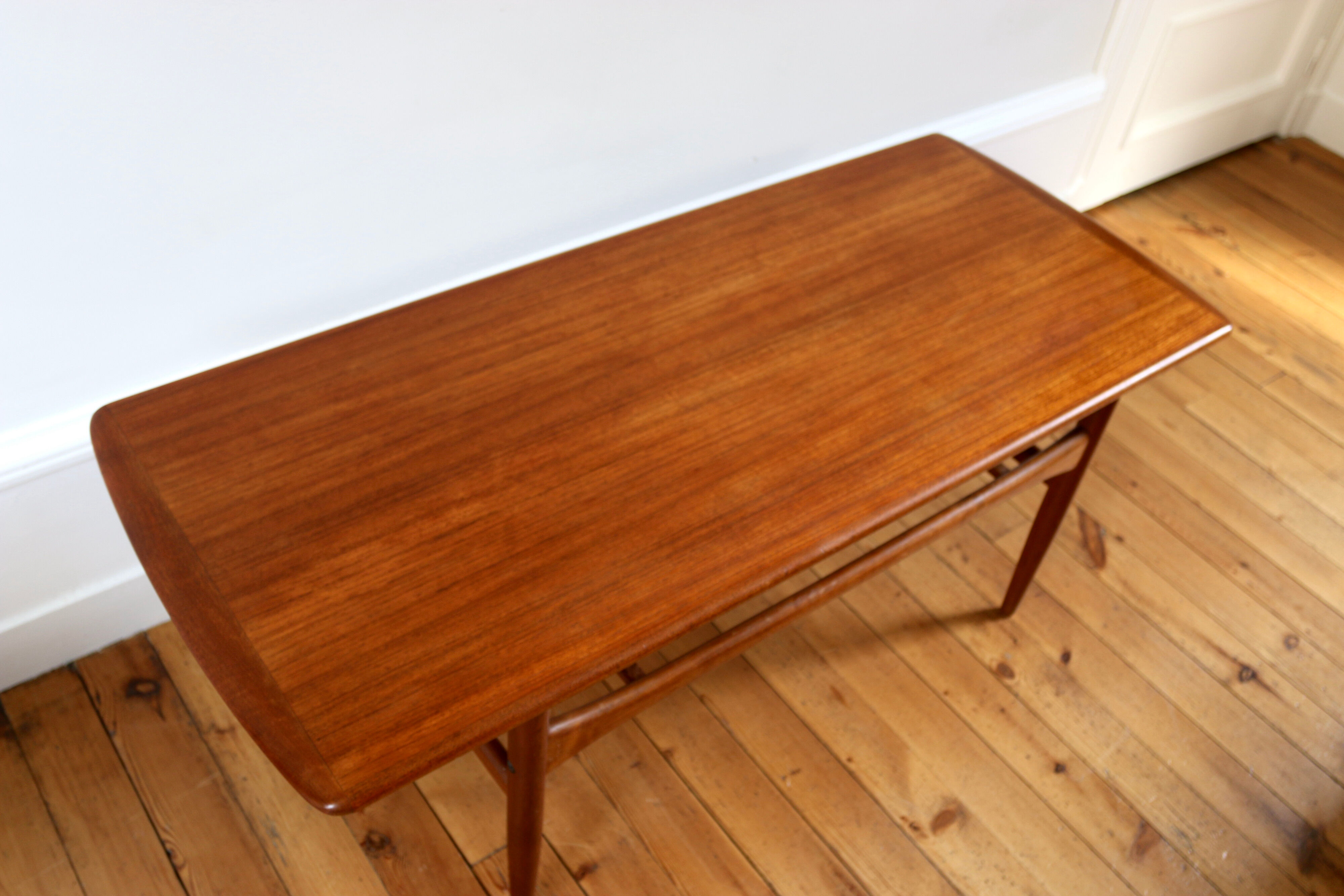 Scandinavian teak coffee table Arrebo Mobler 1960