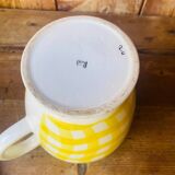 Old yellow teapot tablecloth