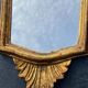 Small antique baroque mirror