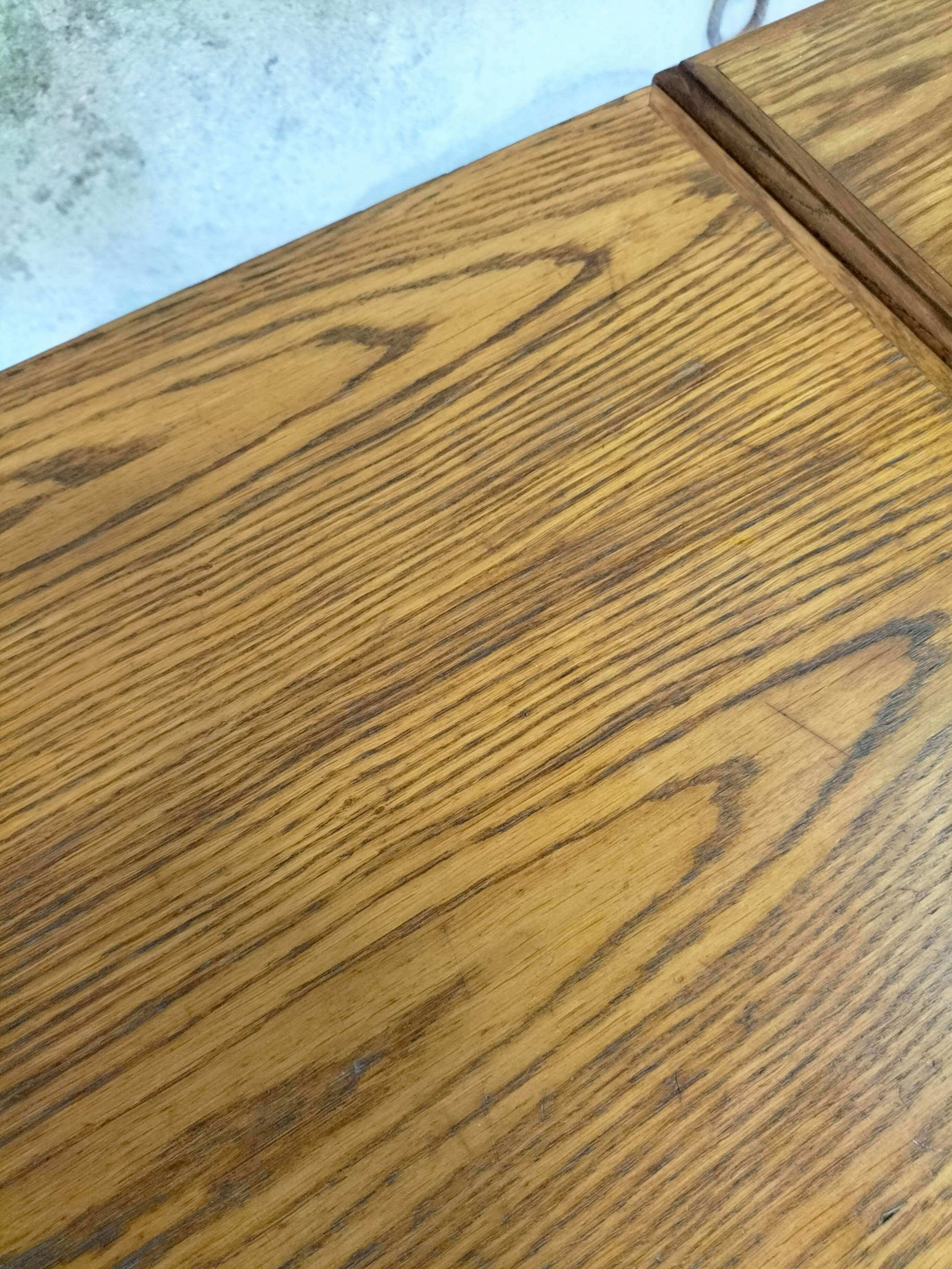 Farmhouse style dining table.