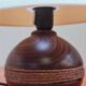 Lampe boule en bois et corde