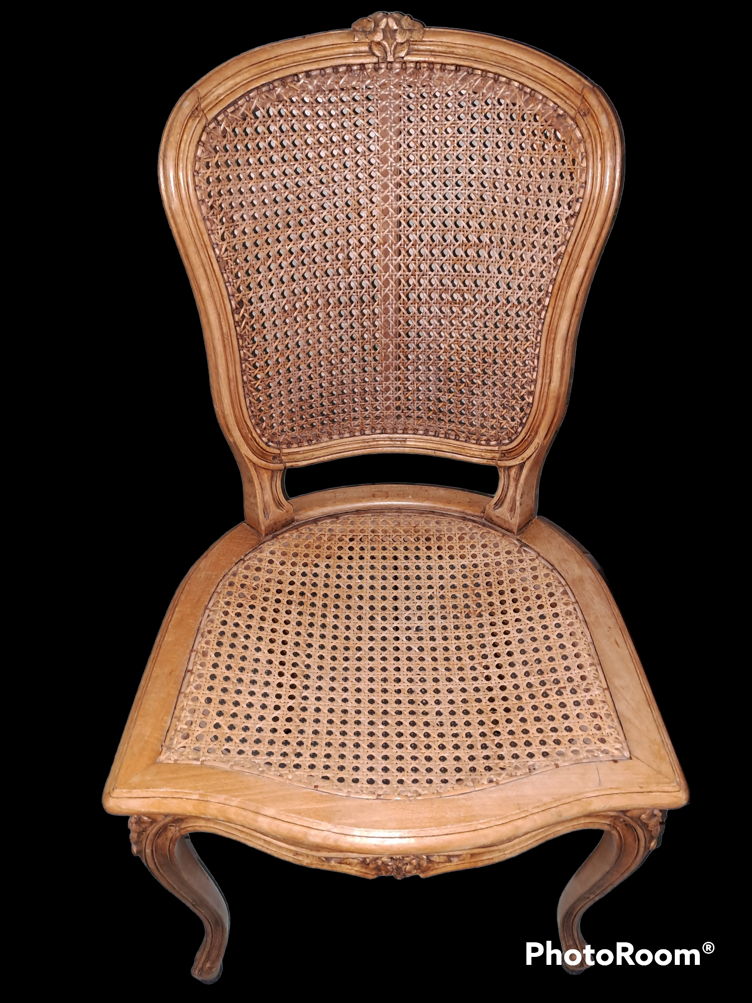 Vintage French wooden chairs