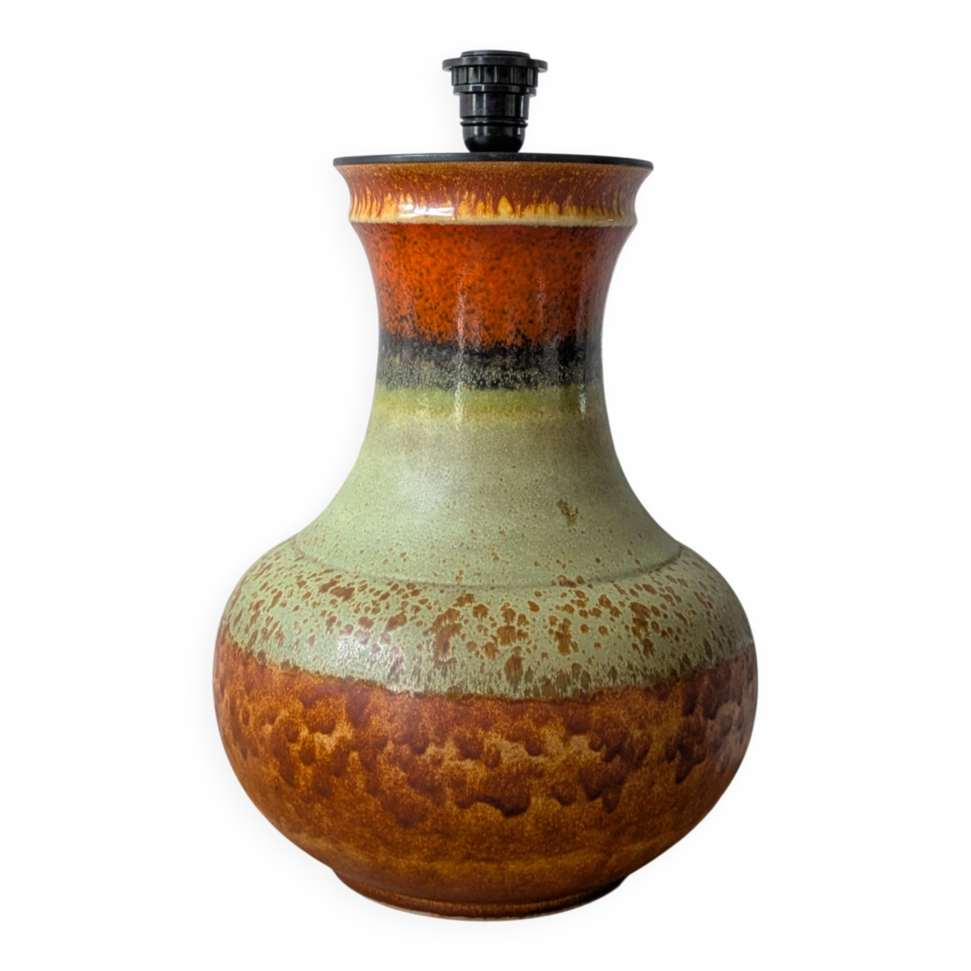 Grand pied de lampe vintage style ''fat Lava'' 70'