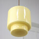 Vintage Mid-century Glass Pendant Lamp