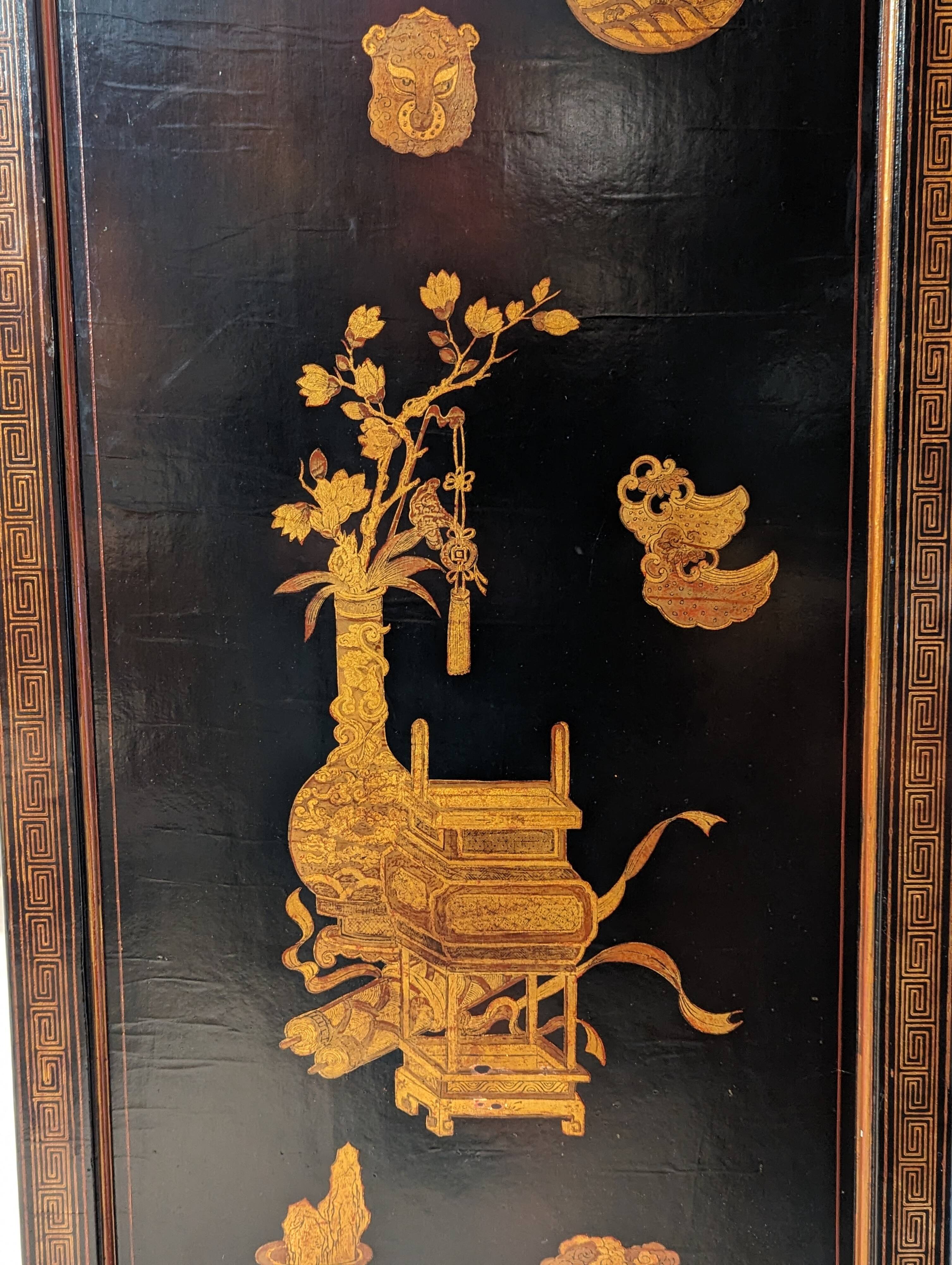 Chinese lacquer sideboard