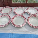 6 Amandinoise soup plates
