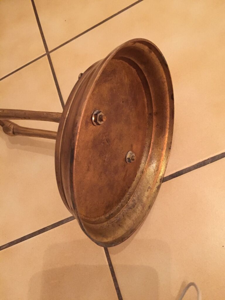 Ibis in brass 69cm vintage