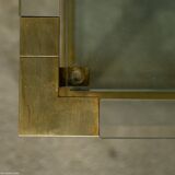Rolling acrylic and brass serving table – 1960
