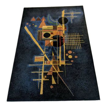 Carpet postmodern 80s kandinsky pattern
