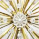 Starred brass chandelier by Emil Stejnar, Austria, 1960s.