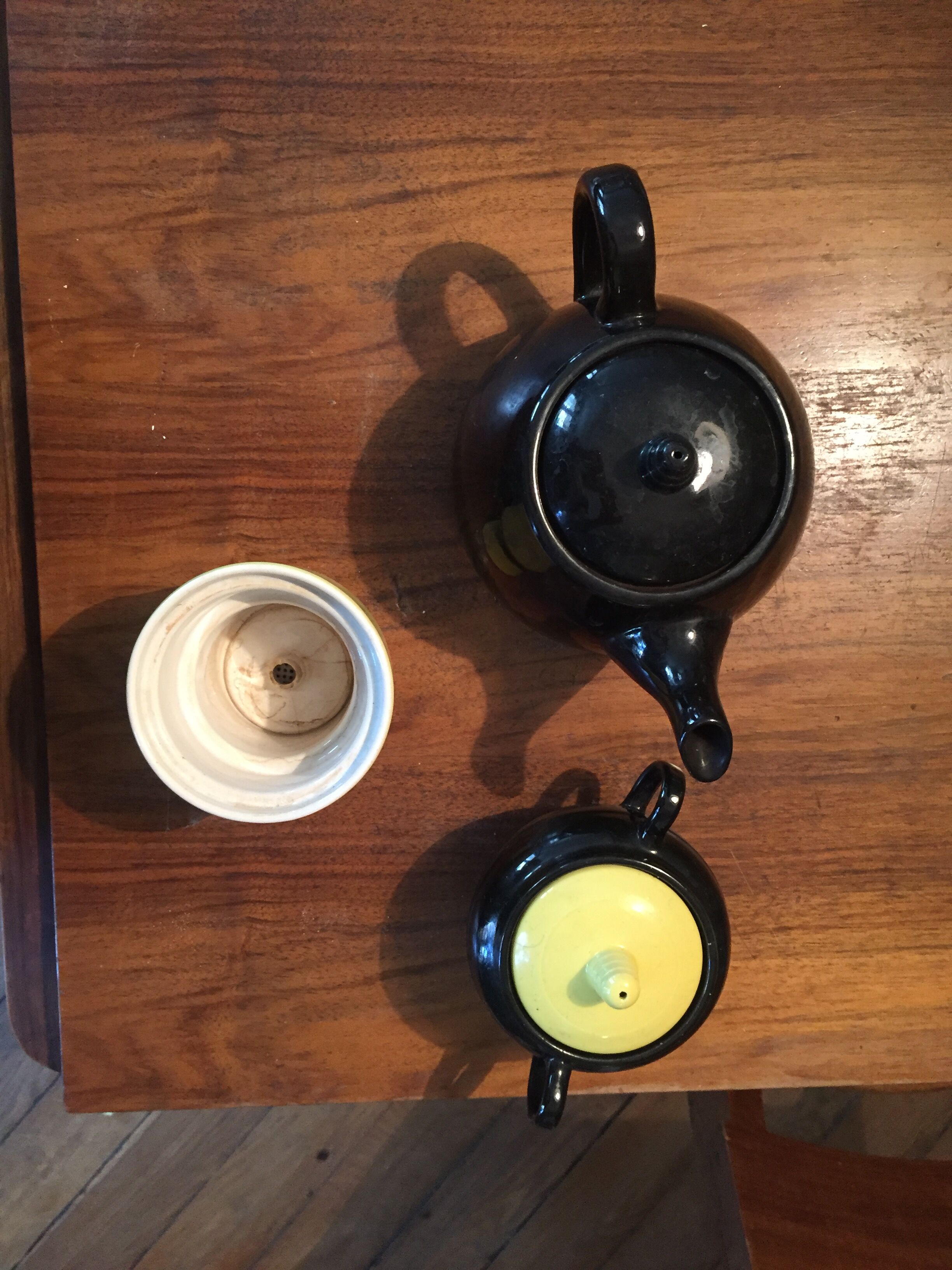 Set théière anglais avec sucrier