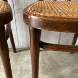 Series of 3 Thonet chairs
