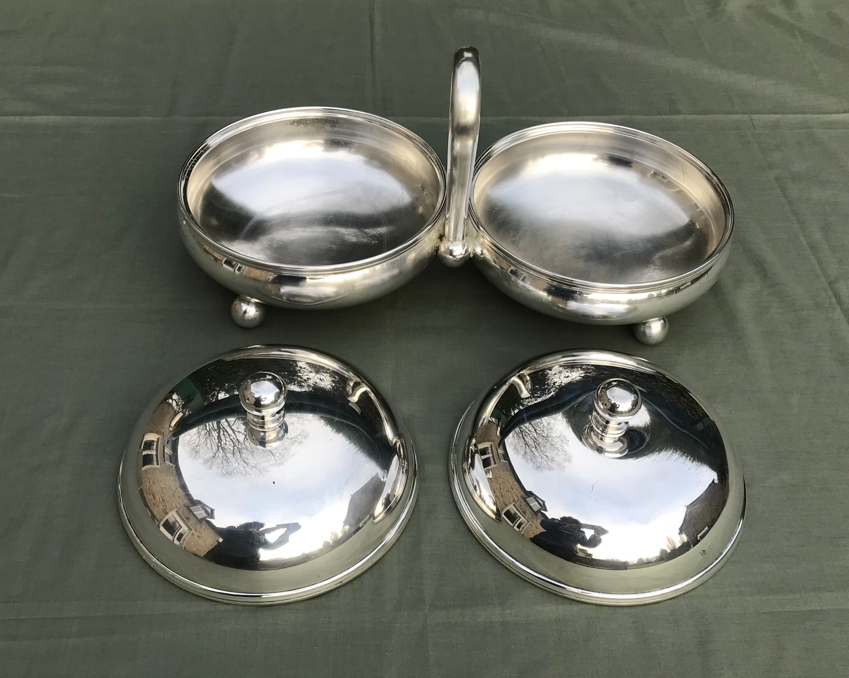 Vegetable Two Vegetables Silver Metal