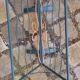 Wrought iron magazine rack from the 1950s