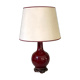 Vintage enamelled porcelain lamp