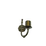 Wall sconce, eclectic, brass, Poland, 1970s.