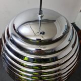 Suspension vintage Staff Saturno chrome par Kazuo Motozawa