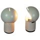 White Italian "Space Age Asteroidi" Table Lamps by Siberin Caronno
