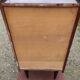 Vintage rag chest of drawers in varnished mahogany