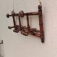Antique wall coat rack imitation vintage bamboo
