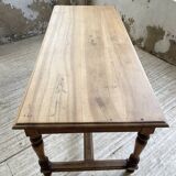 2m walnut drapery farm table