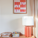 Lampe Charlotte corail coton Cosin Paris