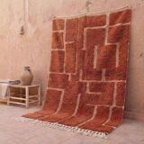 Traditional handmade Berber rug in pure wool, size 1.4/2.6 m.