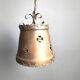 Brutalist copper pendant light, 1970s