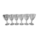 Lot de 6 verres à vin anciens