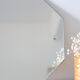Octagonal bevelled wall mirror
