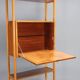 Bibliothèque avec porte rabattable des années 1960