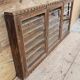 Ancienne vitrine murale de collectionneur en teck birman