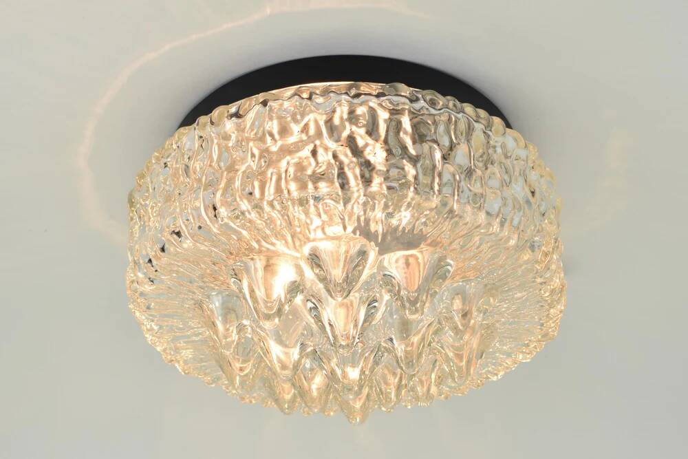 Peill Putzler Mid-Century Brutalist Ceiling Light