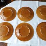 Six gien porcelain dabsin plates