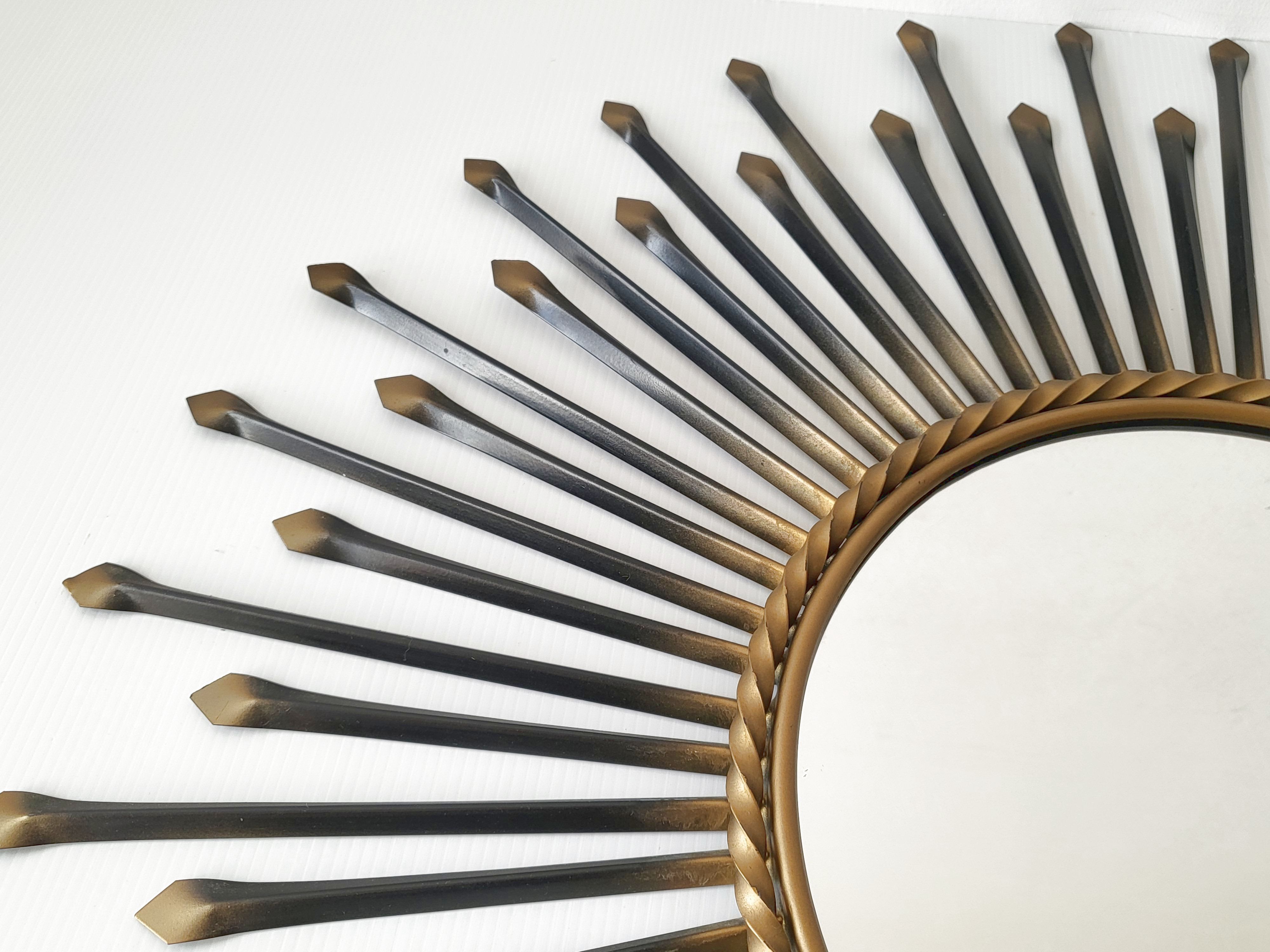 Vintage Chaty Vallauris sun mirror 1960